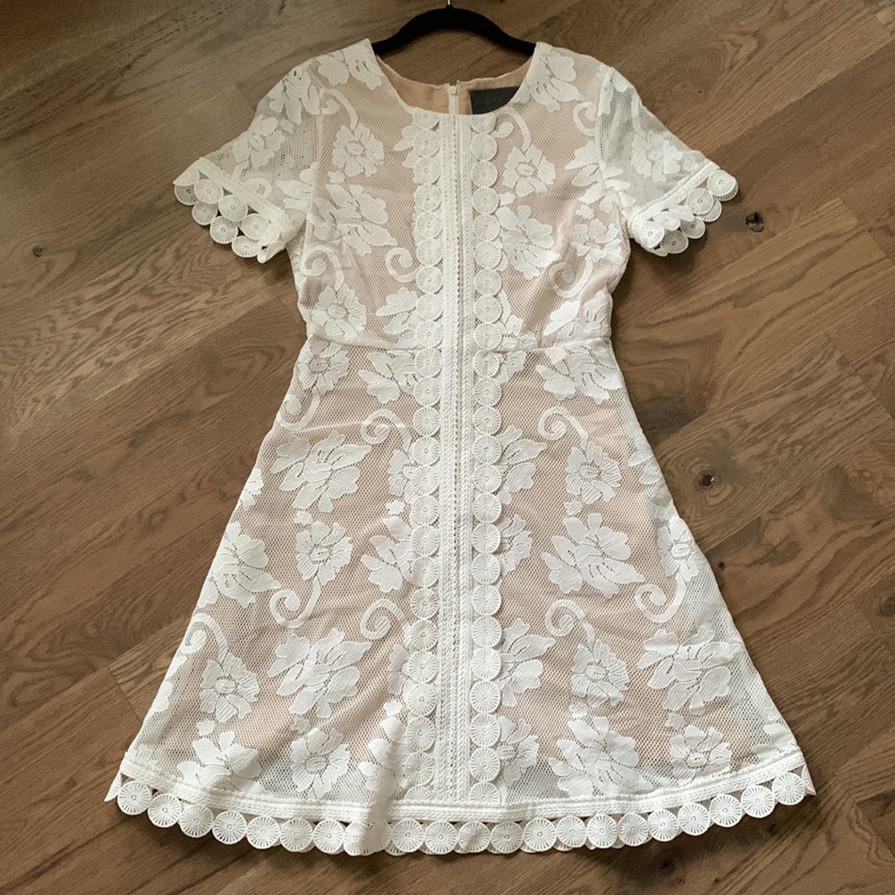 Sunday in Brooklyn White lace dress Sz Small